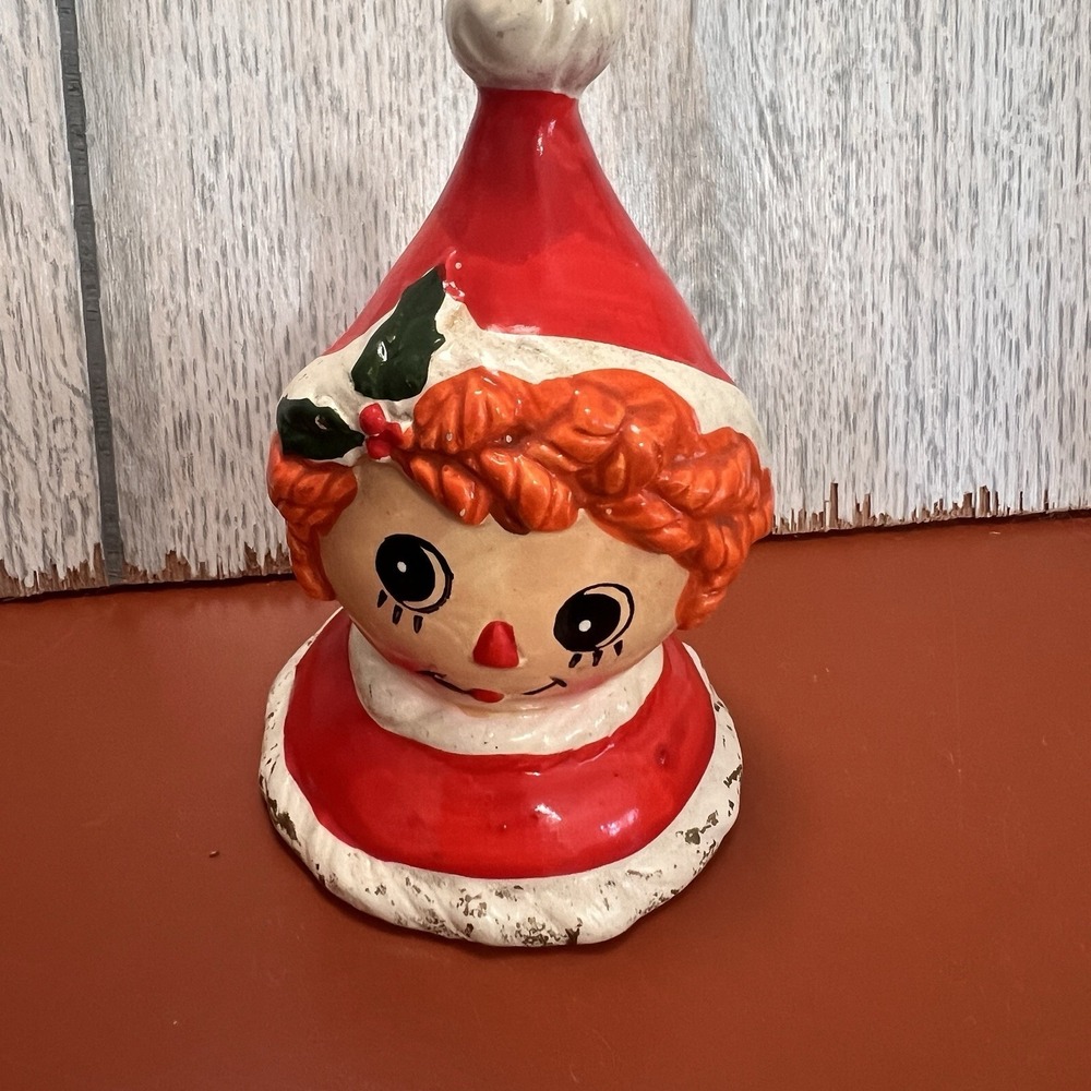 Vintage‎ Napcoware Christmas Raggedy Ann Napco X-9009 Made in Japan